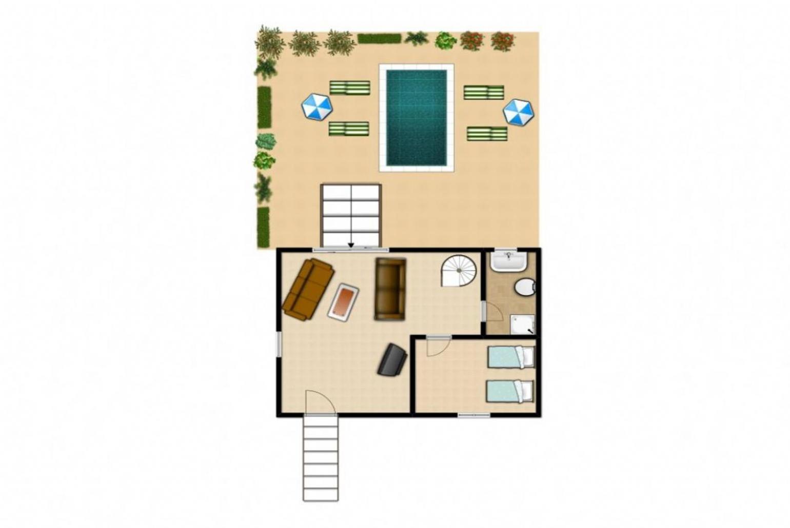 Villa Fedra Poros  Eksteriør billede